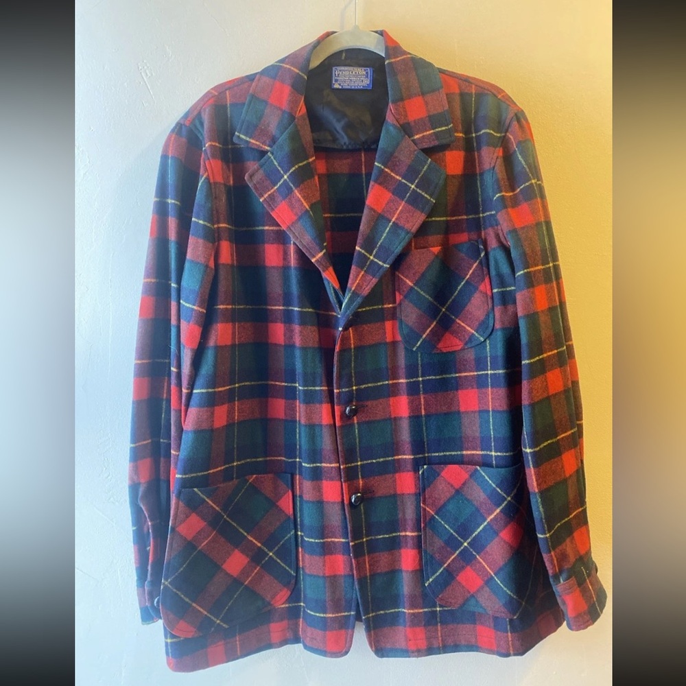 Pendleton Men's Vintage Wool Jacket Size Medium 60/70s